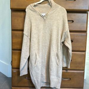Le Lis Quarter Zip Sweater